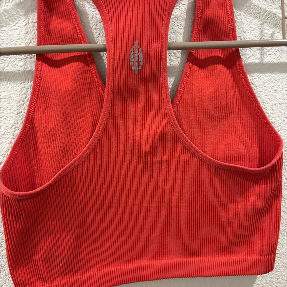 FP Movement by Free People Red Ribbed Tank - Picture 5 of 5